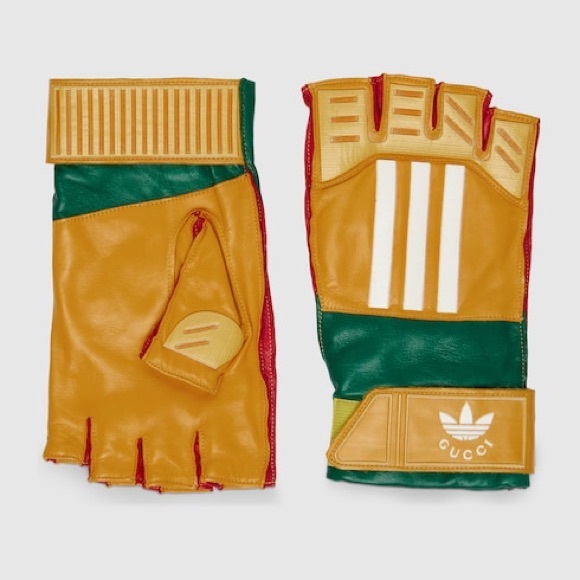 Gucci x Adidas leather gloves NWT - Picture 1 of 12
